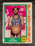 1974-75 Topps #4 Don Adams (GOOD)