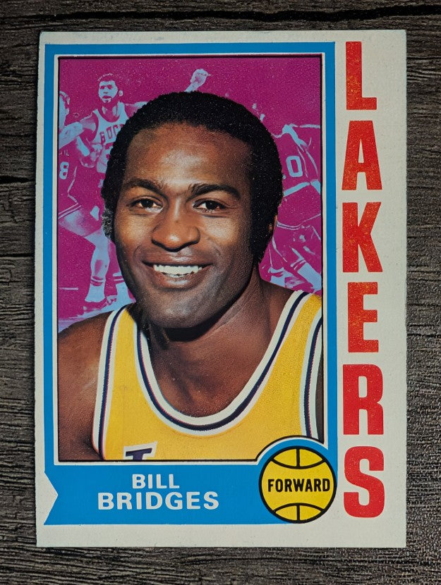 1974-75 Topps #13 Bill Bridges (EX)