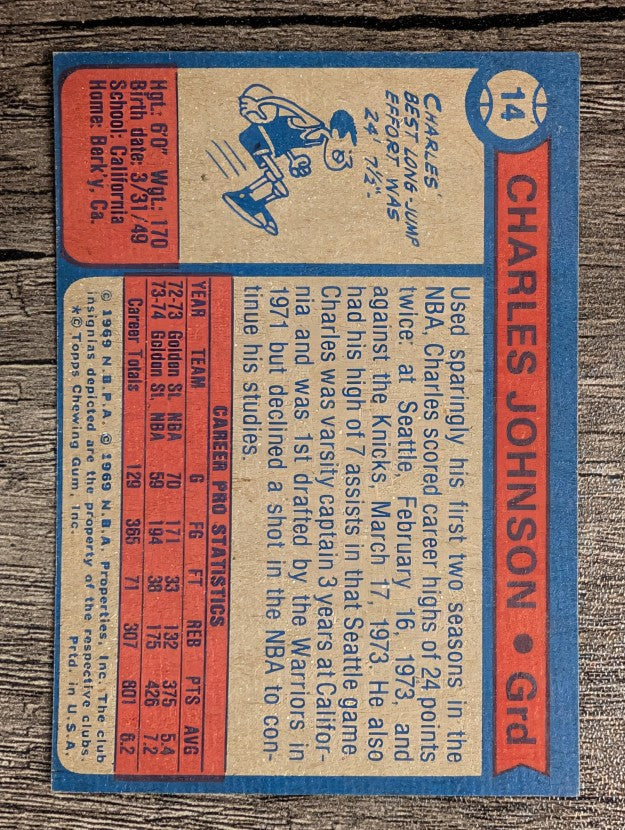 1974-75 Topps #14 Charles Johnson RC (EXMT)