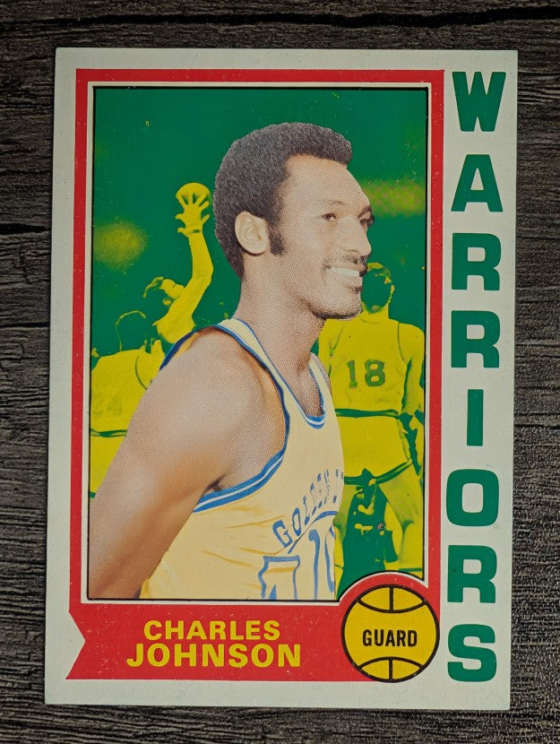 1974-75 Topps #14 Charles Johnson RC (VGEX)