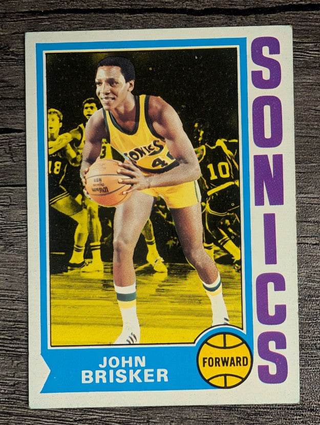 1974-75 Topps #18 John Brisker (EX)