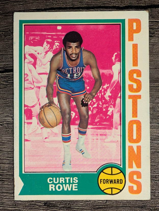 1974-75 Topps #22 Curtis Rowe (VGEX)