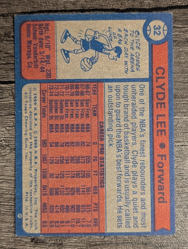 1974-75 Topps #32 Clyde Lee (EXMT)