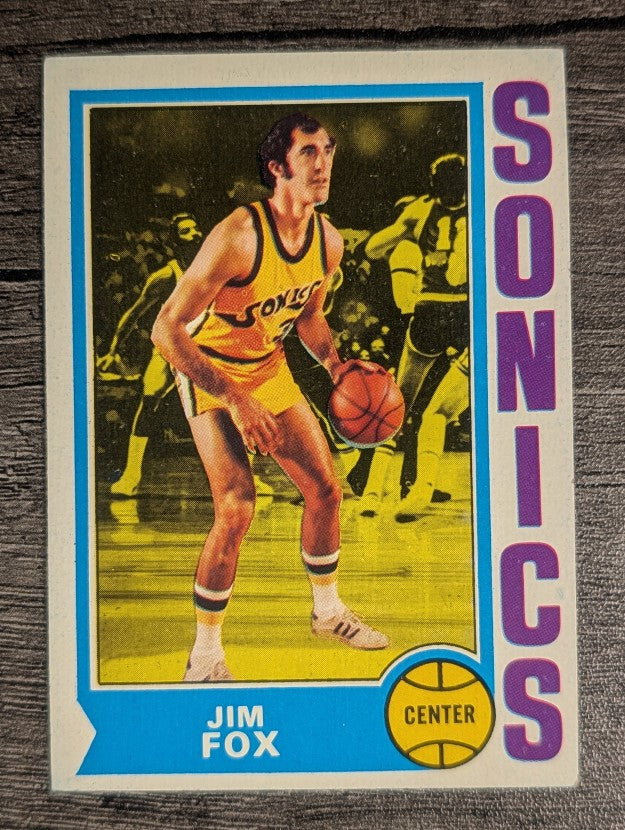 1974-75 Topps #34 Jim Fox (EX)