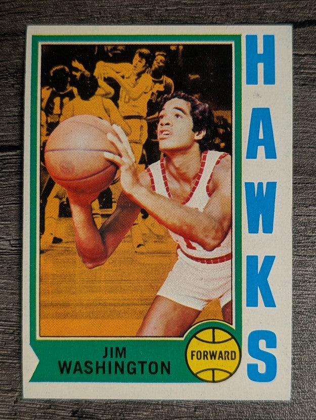 1974-75 Topps #41 Jim Washington (EXMT)