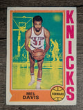 1974-75 Topps #43 Mel Davis (VG)
