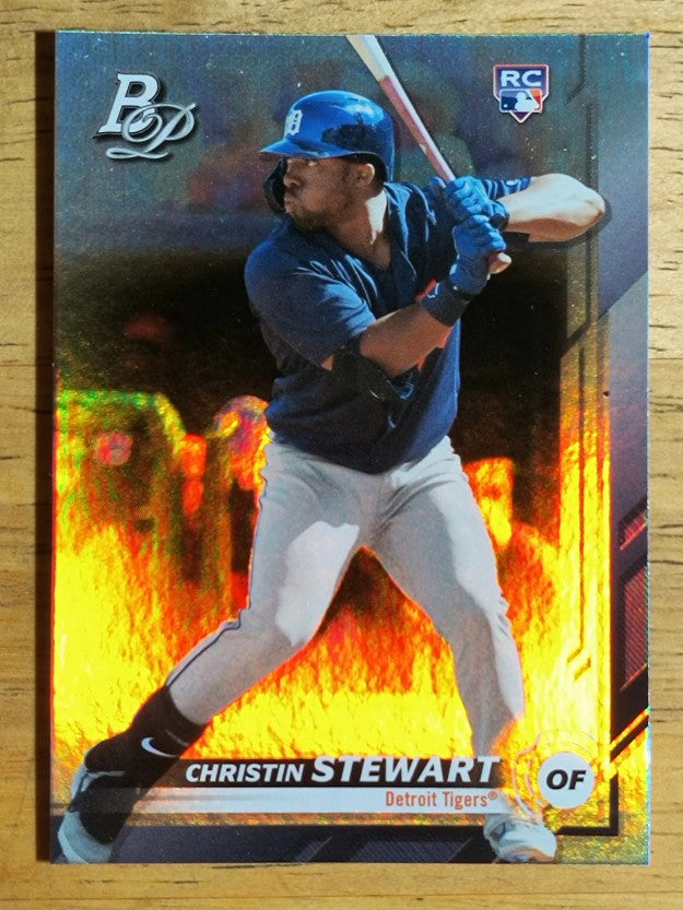 2019 Bowman Platinum #90 Christin Stewart RC