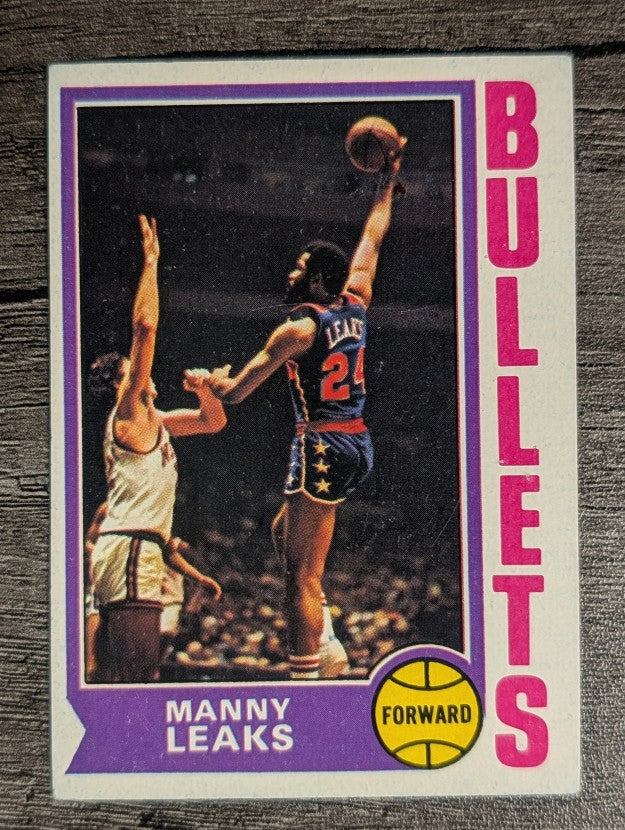 1974-75 Topps #48 Manny Leaks (EX)