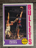 1974-75 Topps #48 Manny Leaks (EX)