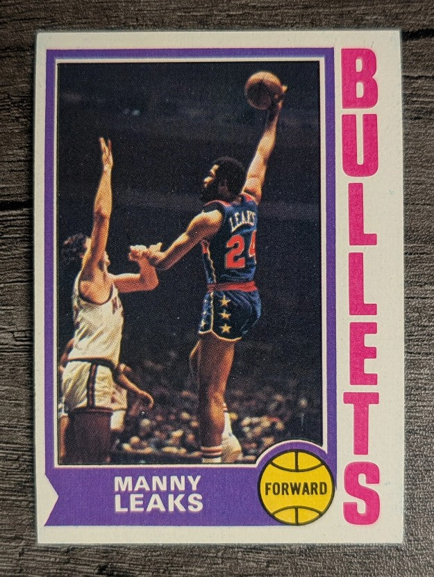 1974-75 Topps #48 Manny Leaks (NM)