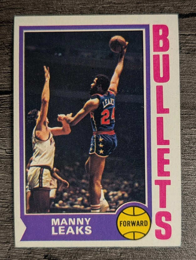 1974-75 Topps #48 Manny Leaks (EXMT)