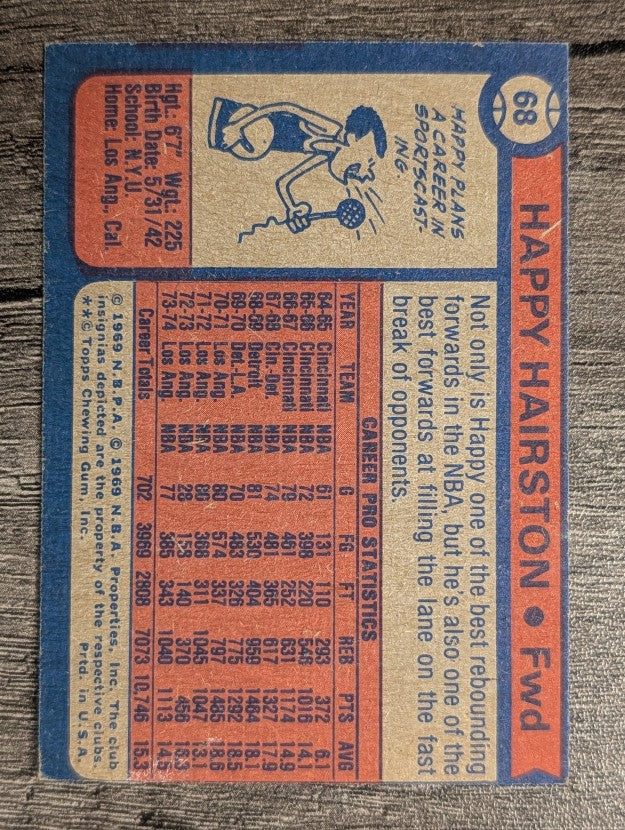1974-75 Topps #68 Happy Hairston (VGEX)