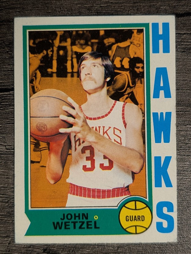 1974-75 Topps #77 John Wetzel (EX)