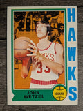 1974-75 Topps #77 John Wetzel (EX)