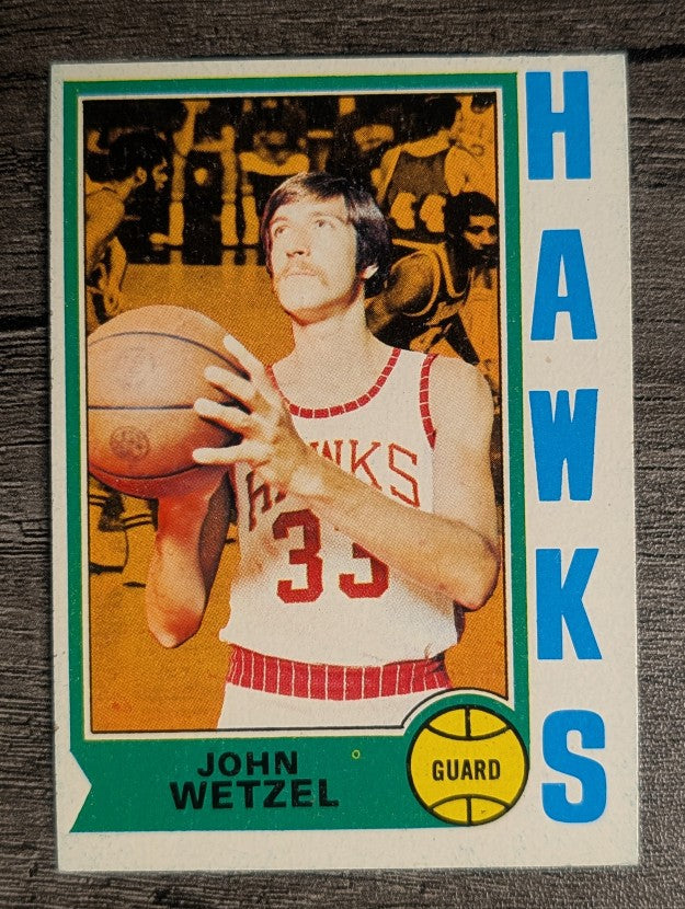 1974-75 Topps #77 John Wetzel (EXMT)