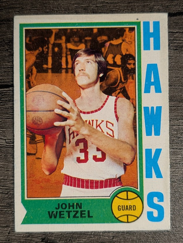 1974-75 Topps #77 John Wetzel (EX)