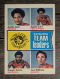 1974-75 Topps #85 Austin Carr/Austin Carr/Dwight Davis/Len Wilkens TL (EXMT)