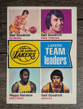 1974-75 Topps #90 Gail Goodrich/Gail Goodrich/Happy Hairston TL (VGEX)