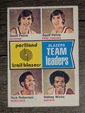 1974-75 Topps #96 Geoff Petrie/Geoff Petrie/Rick Roberson/Sidney Wicks TL (VGEX)