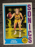 1974-75 Topps #106 Dick Gibbs (EX)