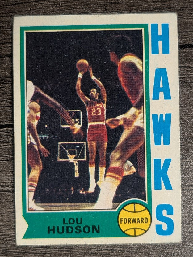 1974-75 Topps #130 Lou Hudson (EX)