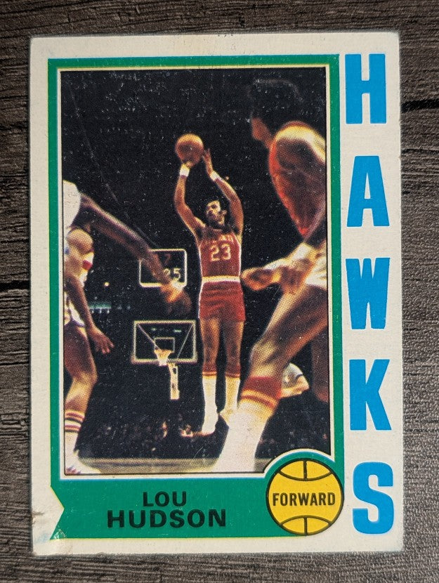 1974-75 Topps #130 Lou Hudson (VGEX)