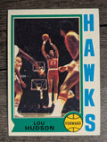 1974-75 Topps #130 Lou Hudson (EX)