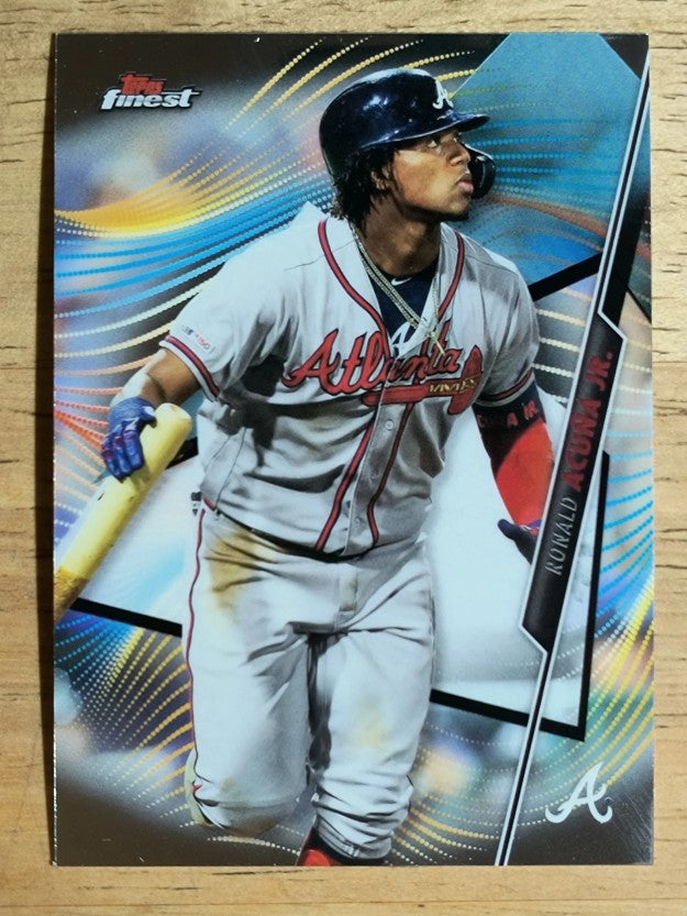 2020 Finest #25 Ronald Acuna Jr.