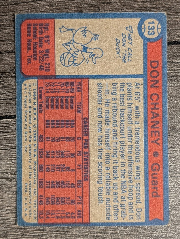 1974-75 Topps #133 Don Chaney (EX)