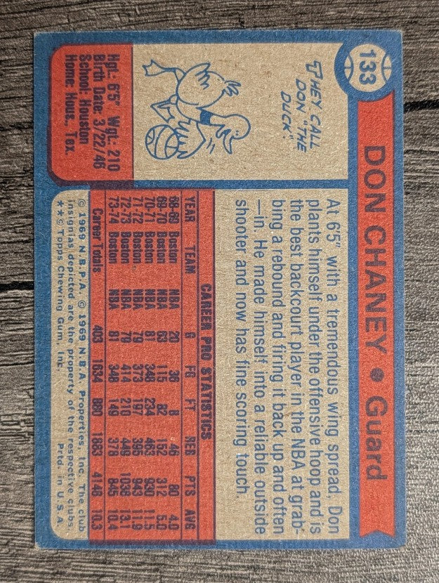 1974-75 Topps #133 Don Chaney (EX)