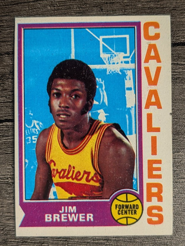 1974-75 Topps #134 Jim Brewer RC (EX)