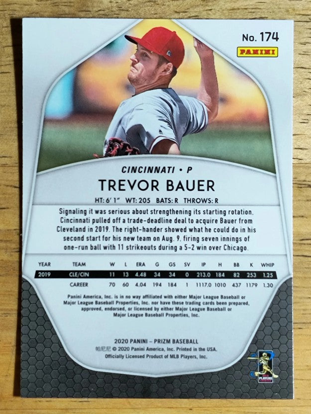 2020 Panini Prizm #174 Trevor Bauer