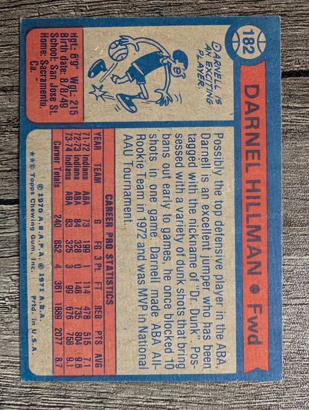 1974-75 Topps #182 Darnell Hillman (EXMT)