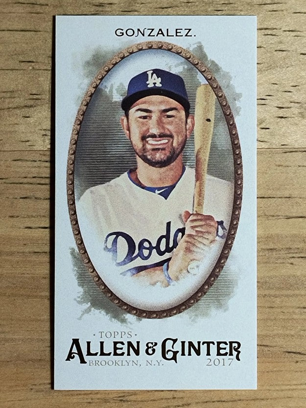 2017 Topps Allen and Ginter Mini A and G Back #5 Adrian Gonzalez