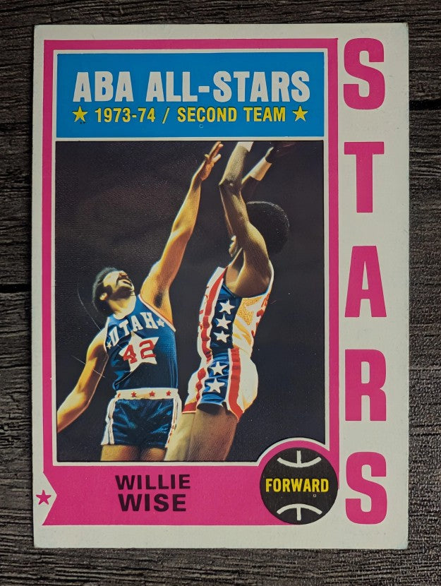 1974-75 Topps #185 Willie Wise AS2 (EX)