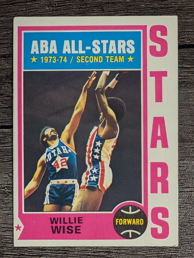 1974-75 Topps #185 Willie Wise AS2 (VG)