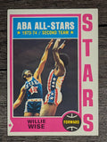 1974-75 Topps #185 Willie Wise AS2 (VG)