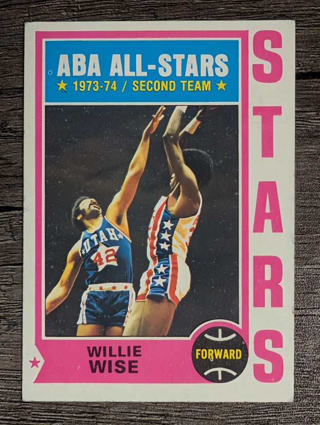 1974-75 Topps #185 Willie Wise AS2 (EX)