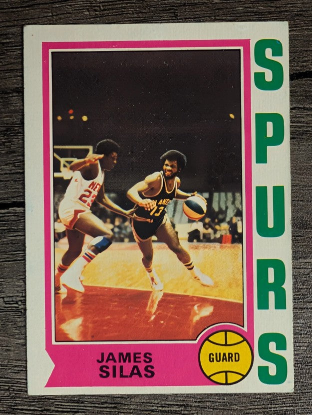 1974-75 Topps #186 James Silas RC (VG)