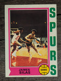 1974-75 Topps #186 James Silas RC (VG)
