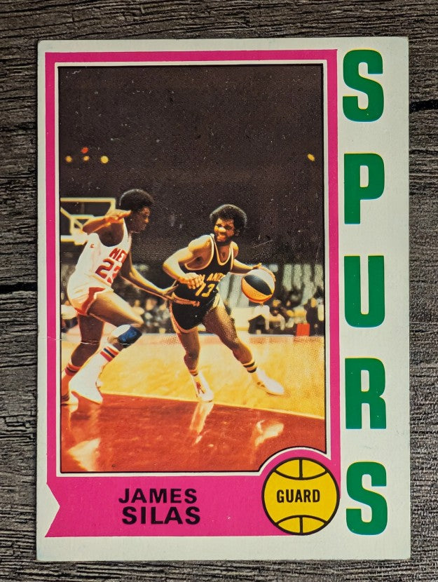 1974-75 Topps #186 James Silas RC (EX)