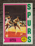 1974-75 Topps #186 James Silas RC (EX)