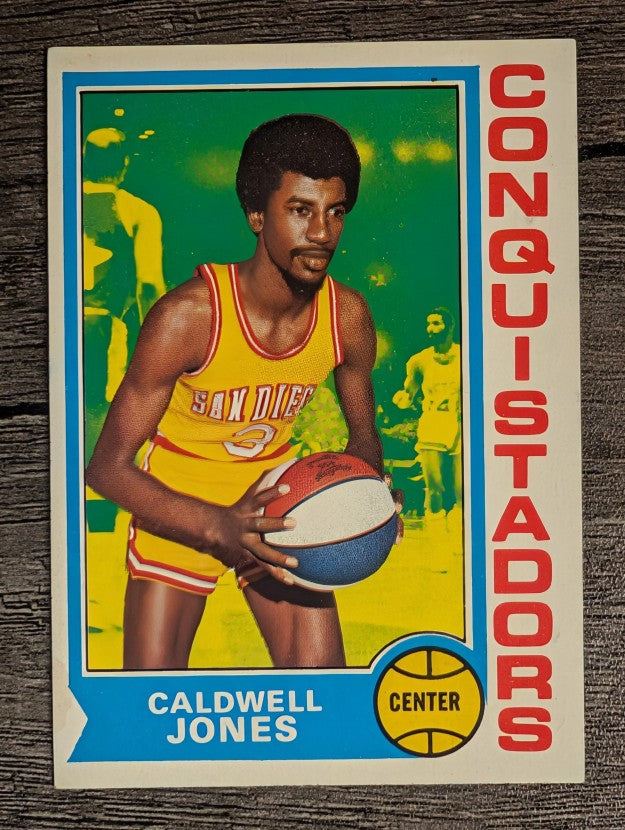 1974-75 Topps #187 Caldwell Jones RC (EX)