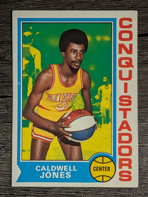 1974-75 Topps #187 Caldwell Jones RC (EX)
