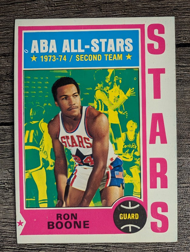 1974-75 Topps #195 Ron Boone AS2 (EX)