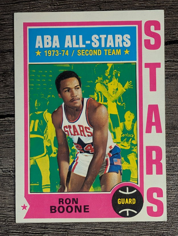 1974-75 Topps #195 Ron Boone AS2 (EXMT)