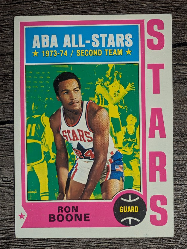 1974-75 Topps #195 Ron Boone AS2 (EXMT)