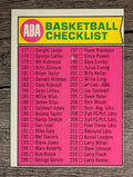 1974-75 Topps #203 ABA Checklist 177-264 (EX)