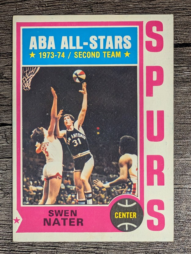 1974-75 Topps #205 Swen Nater RC (EX)