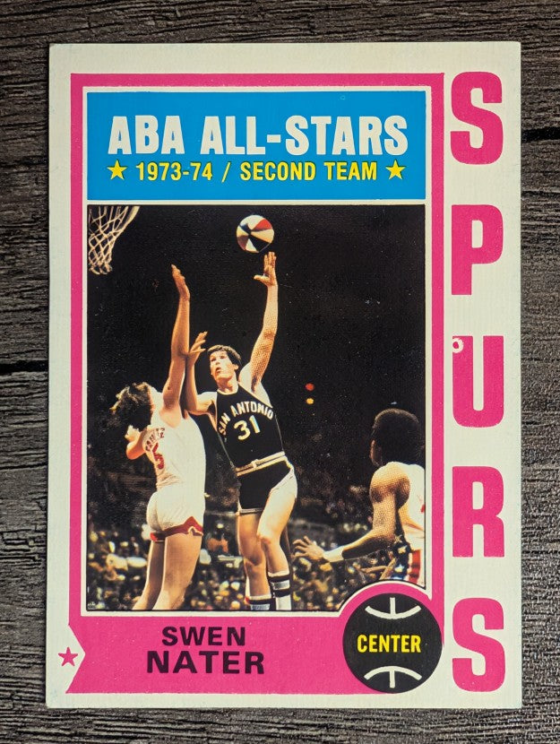 1974-75 Topps #205 Swen Nater RC (EX)